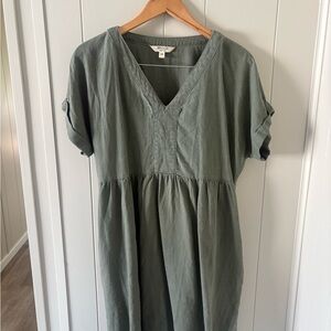 Briggs New York linen dress with pockets